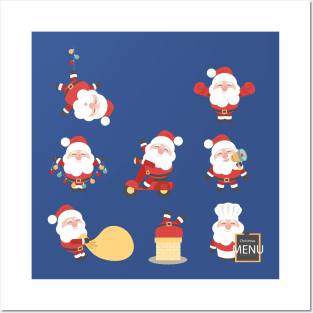 Santa Claus Collections Posters and Art